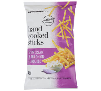 Hand Cooked Sour Cream and Red Onion Potato Sticks 125 g
