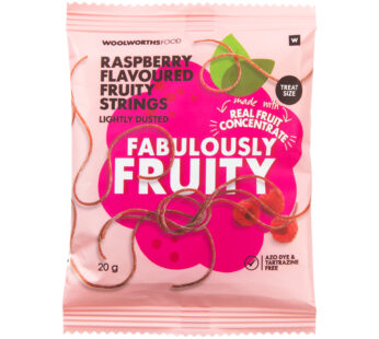 Raspberry Flavoured Fruity Strings 20 g