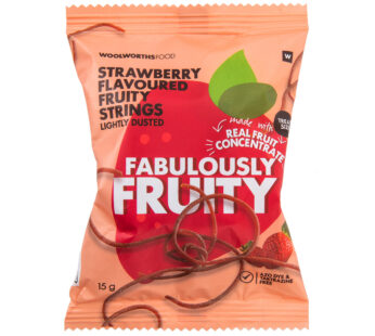 Strawberry Flavoured Fabulously Fruity Strings 15 g