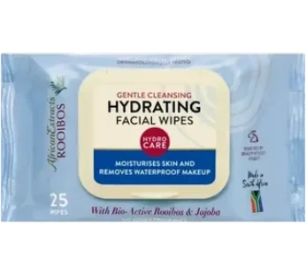 African Extracts Rooibos Hydrating Facial Wipes 25 Pack