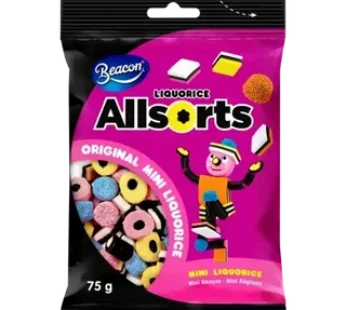 Allsorts Original Mini Liquorice 75g