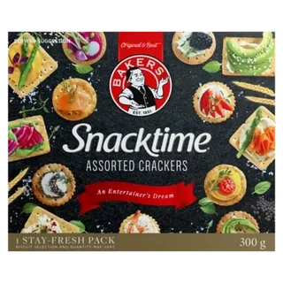Bakers Snacktime Assorted Crackers 300g