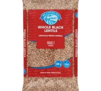 Beanfields Whole Black Lentils 500g