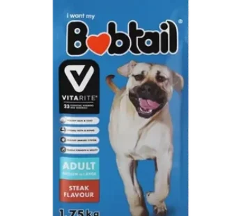 Bobtail Steak Flavoured Medium Adult Dog Food 1.75kg