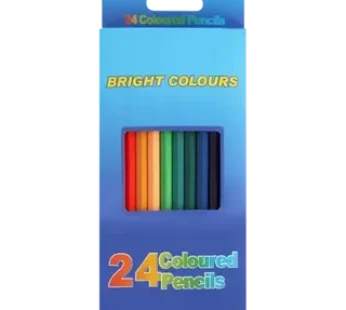 Bright Colours Coloured Pencils Set 24 Piece