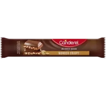 Canderel Wonder Crispy Milk Chocolate Bar 27g