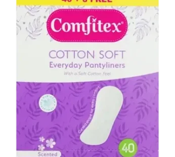 Comfitex Cotton Soft Everyday Scented Pantyliners 40 Pack