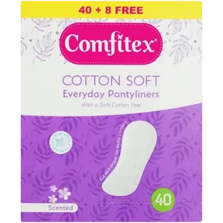 Comfitex Cotton Soft Everyday Scented Pantyliners 40 Pack