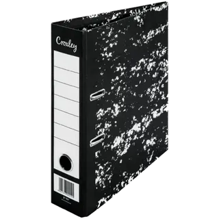 Croxley A4 Mottled Black Lever Arch File