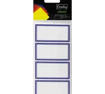 Croxley Blue Border Labels 24-Pack