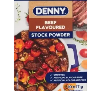 DENNY Beef Flavoured Stock Powder 10 x 17g