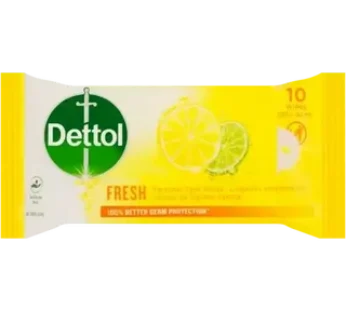 Dettol Fresh Wet Wipes 10 Pack