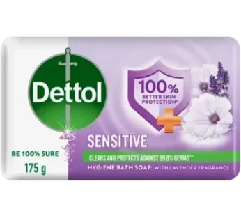 Dettol Sensitive Hygiene Bath Bar Soap 175g