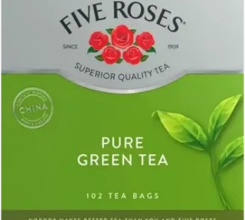 Five Roses Pure Green Tea Bags 102 Pack