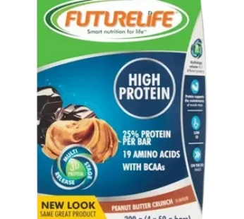 FUTURELIFE High Protein Peanut Butter Crunch Flavour Cereal Bar 4 x 50g