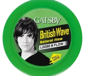 Gatsby British Wave Loose & Flow Styling Wax 75g
