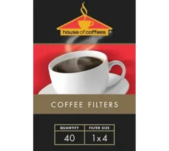 House of Coffees Coffee Filters 40 Pack