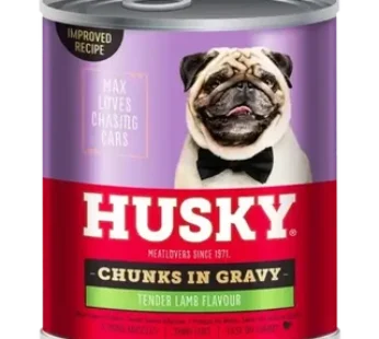 Husky Chunks In Gravy Lamb Dog Food 775g