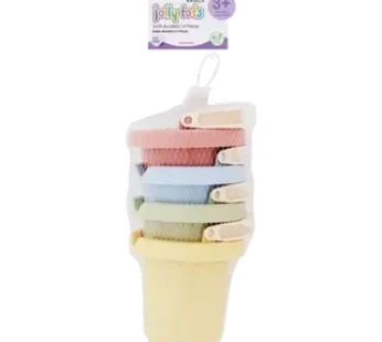 Jolly Tots Bath Buckets 3 Months+ 4-Pack