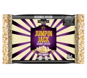 Jumpin Jack White Cheddar Gourmet Microwave Popcorn 85g