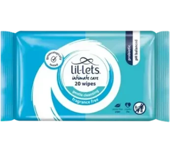 Lil-Lets Intimate Care Sensitive Wipes 20 Pack