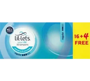 Lil-Lets Smartfit Regular Tampons 16 + 4 Pack