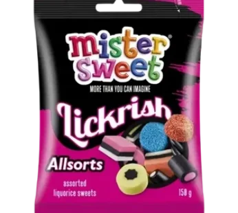 Mister Sweet Lickrish Allsorts 150g