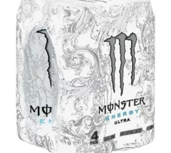 Monster Ultra Energy Drink Cans 4 x 500ml