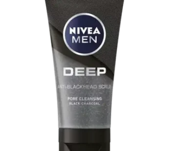 NIVEA MEN Deep Anti-Blackhead Facial Scrub 75ml