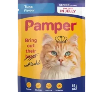 Pamper Tuna Flavour Senior Wet Cat Food 85g