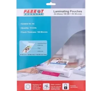 Parrot Products A4 Laminating Pouch 10-Pack