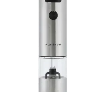 Platinum Battery Operated Salt & Pepper Mill