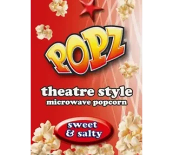 Popz! Sweet & Salty Microwave Popcorn 3 x 85g