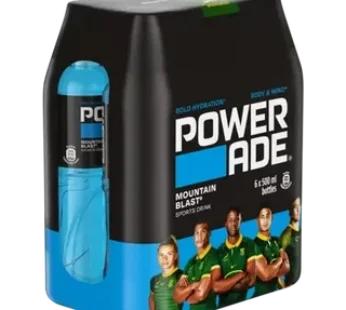 Powerade Mountain Blast Sports Drinks 6 x 500ml