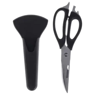 Prochef Stainless Steel Multi-Function Scissors with Magnetic Sheath (Colour May Vary)