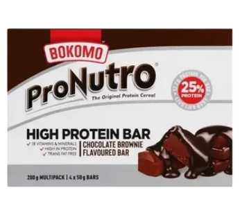 ProNutro Chocolate Brownie Flavoured High Protein Bar Pack 4 x 50g