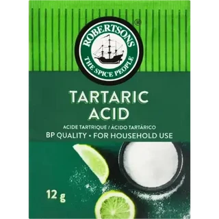 Robertsons Tartaric Acid 12g
