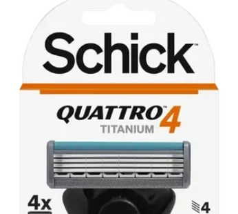 Schick Quattro Titanium Blades 4 Pack
