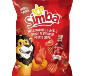 Simba Wellington’s Tomato Sauce Flavoured Potato Chips 120g