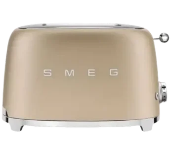 Smeg Special Edition Matt Champagne Retro 2-Slice Toaster 950W