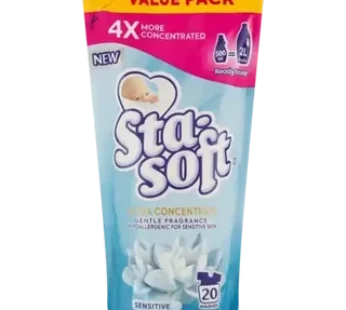 Sta-soft Ultra Concentrate Sensitive Fabric Softener Value Pack 500ml