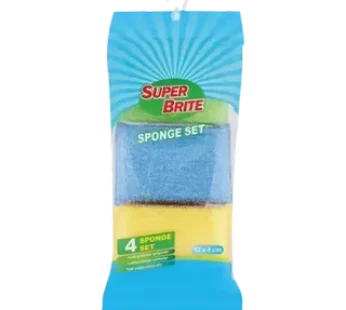Super Brite Sponge Set 4 Piece