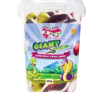 Sweets From Heaven Giant Snakes Tub 450g
