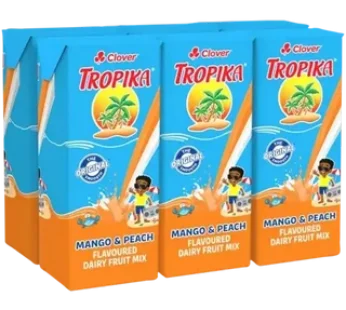 Tropika Mango & Peach Flavoured Dairy Fruit Mix 6 x 200ml