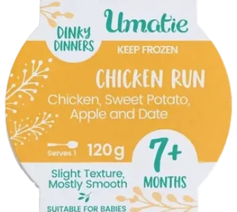 Umatie Frozen Dinky Dinners Chicken Run Baby Food 7+ Months 120g