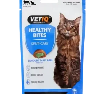 VetIQ Healthy Bites Denti-Care Cat Treats 65g