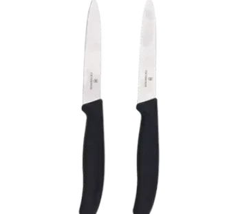 Victorinox Black Utility Knife Set 2 Piece