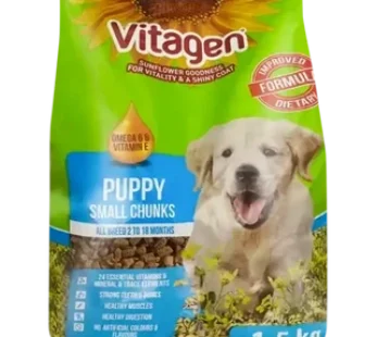 Vitagen Small Chunks Puppy Dry Dog Food 1.5kg